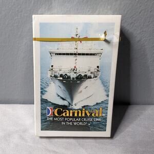 Carnival Cruise Line Deck of Souvenir Playing Cards Sealed